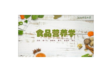 《食品營養(yǎng)學(xué)》系列講座視頻（沈陽師范大學(xué)）