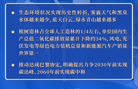 這十年，看中國經(jīng)濟和生態(tài)文明領(lǐng)域非凡成就