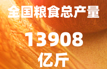 再創(chuàng)歷史新高！2023年全國糧食總產量13908億斤